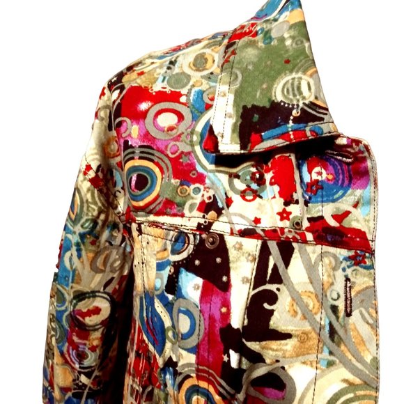 Kaktus Size XL Woman's Top Jacket, Plus Size Woman, Vintage XL Oversize Jacket - Picture 10 of 16